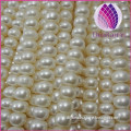 Wholesale high quality freshwater pearl bread pearl 10-11mm white for making earrings and jewelry